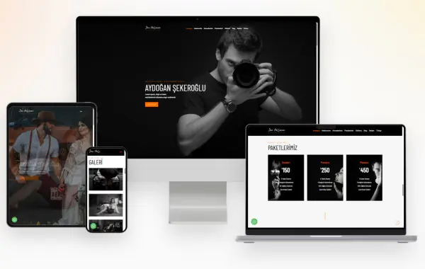 Freelance Fotoğrafçı Website Yazılımı