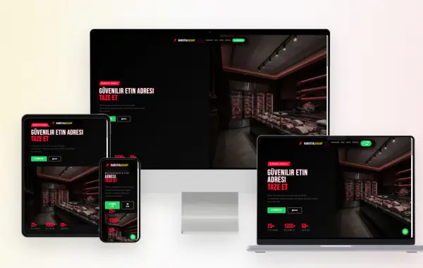 Modern Kasap Website Hazır Yazlımı v1