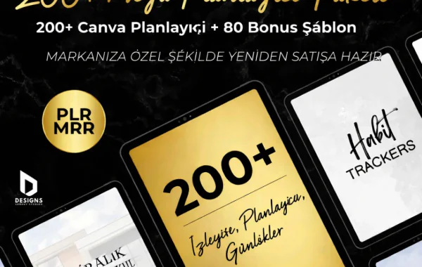 Canva Organizer & Planlayıcı Paketi Mega Pack 2024 - 2026