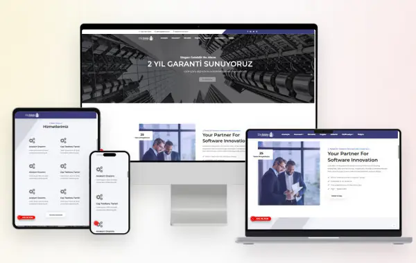 İnşaat & Mimarlık Website Yazılımı v5