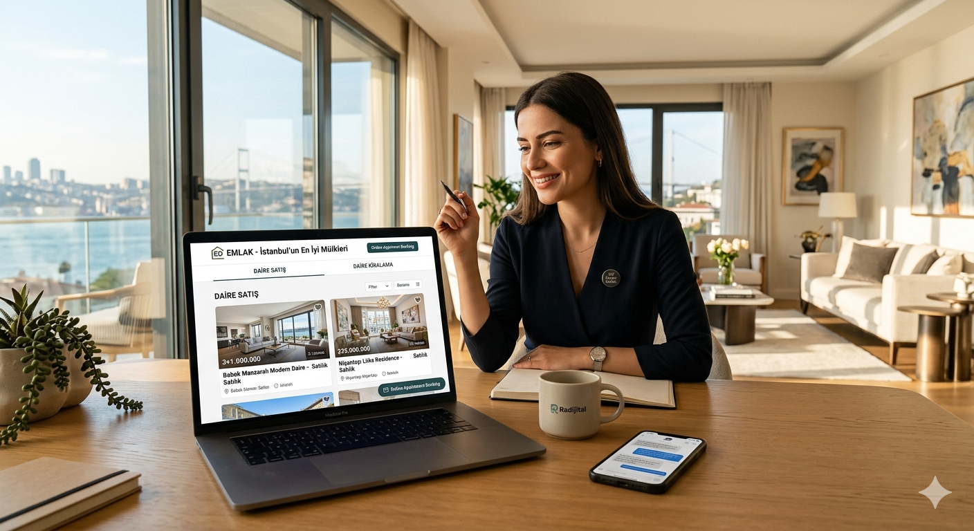Emlakçı Website Yazılımı: Daire Satış ve Kiralamada Dijital Liderlik